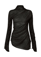 AMBIGUOUS WOOL Top Black