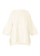 SQUARE RIB AP Tunic Frost White