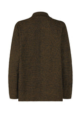 HYBRID WASHI KNIT Jacket Brown