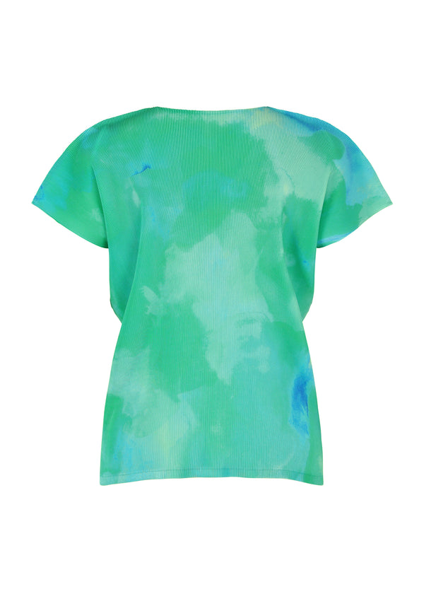 SHORE MIST Top Turquoise Blue