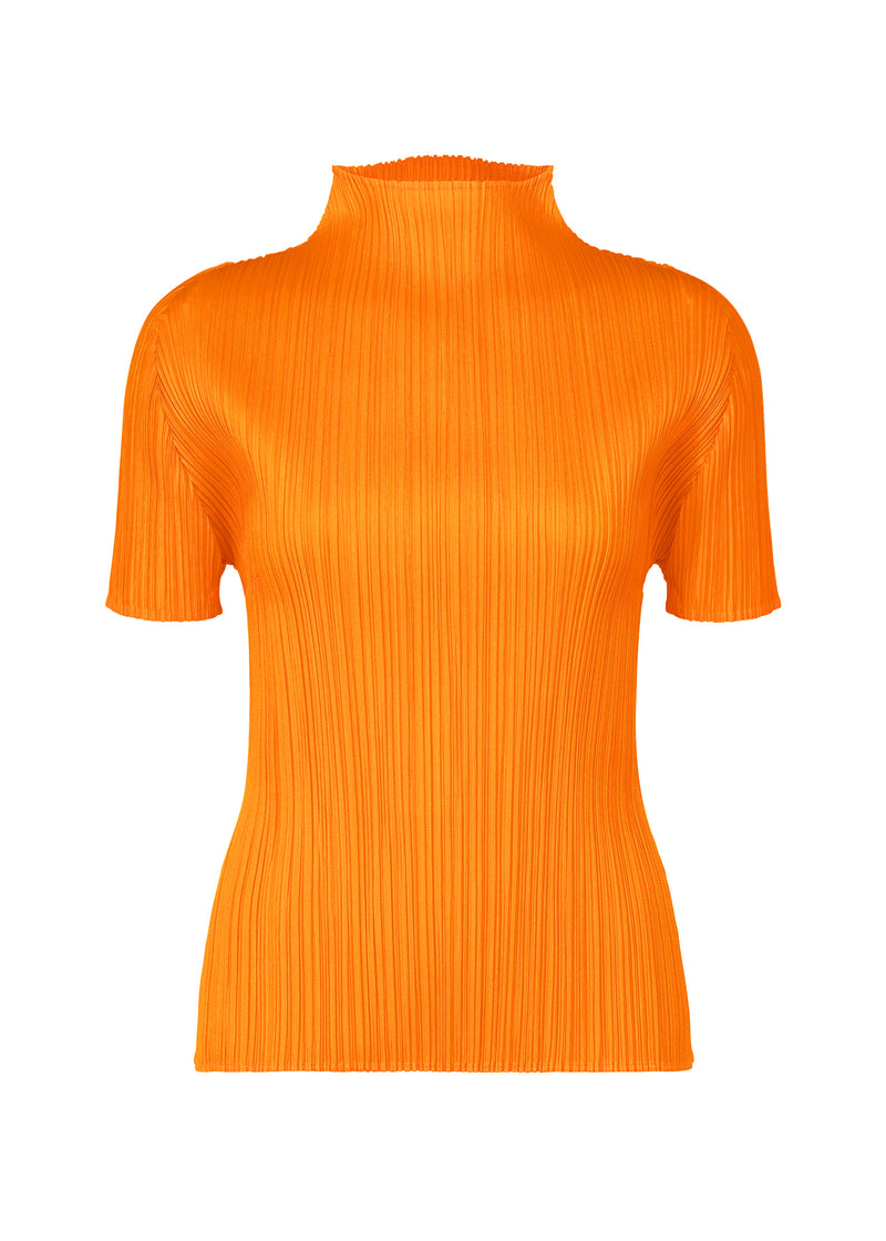 Orange Technical-pleated shirt, Homme Plissé Issey Miyake