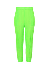 MONTHLY COLORS : SEPTEMBER Trousers Neon Green