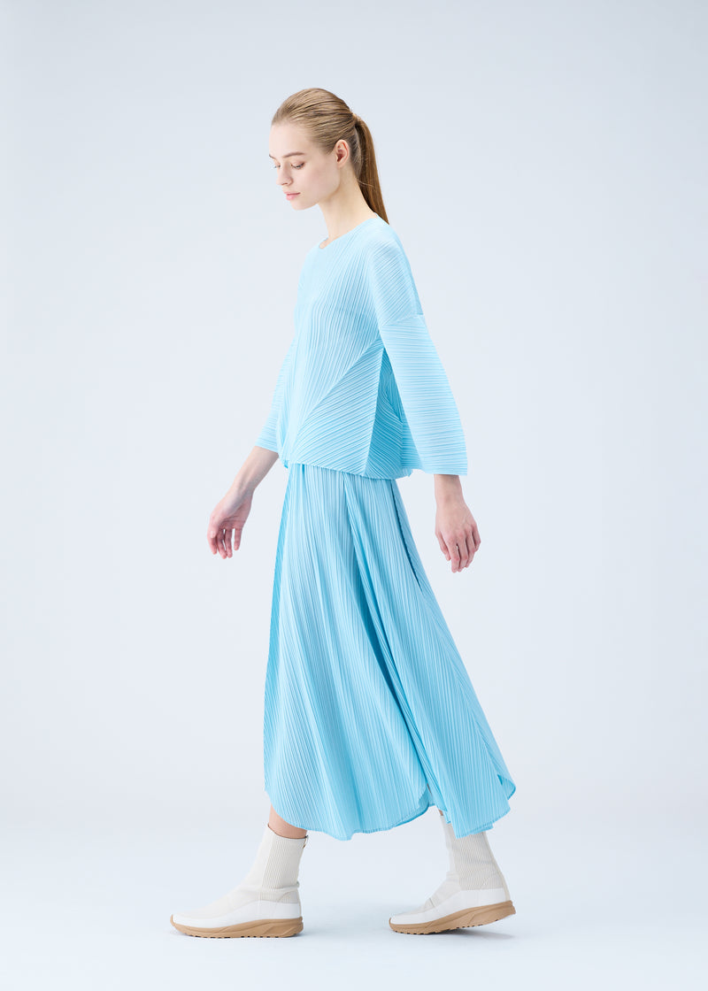 FROZEN FLOWER Skirt Aqua Blue