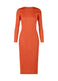 MONTHLY COLORS : NOVEMBER Dress Orange Red