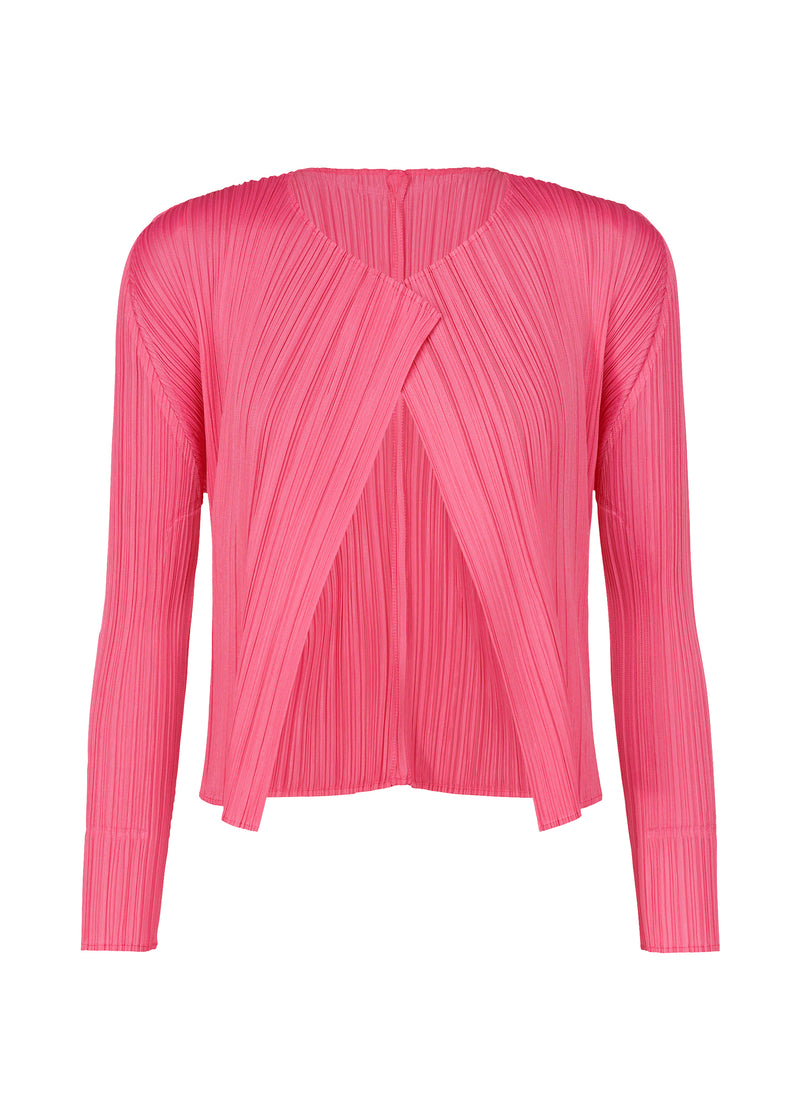MONTHLY COLORS : JULY Cardigan Bright Pink | ISSEY MIYAKE EU