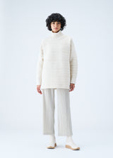 CREPE KNIT Top Ivory