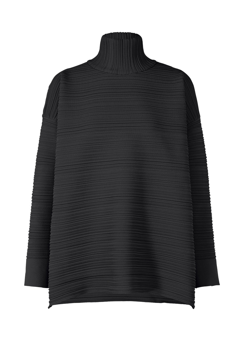 CREPE KNIT Top Black