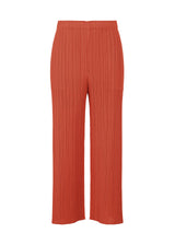 MONTHLY COLORS : APRIL Trousers Dark Red