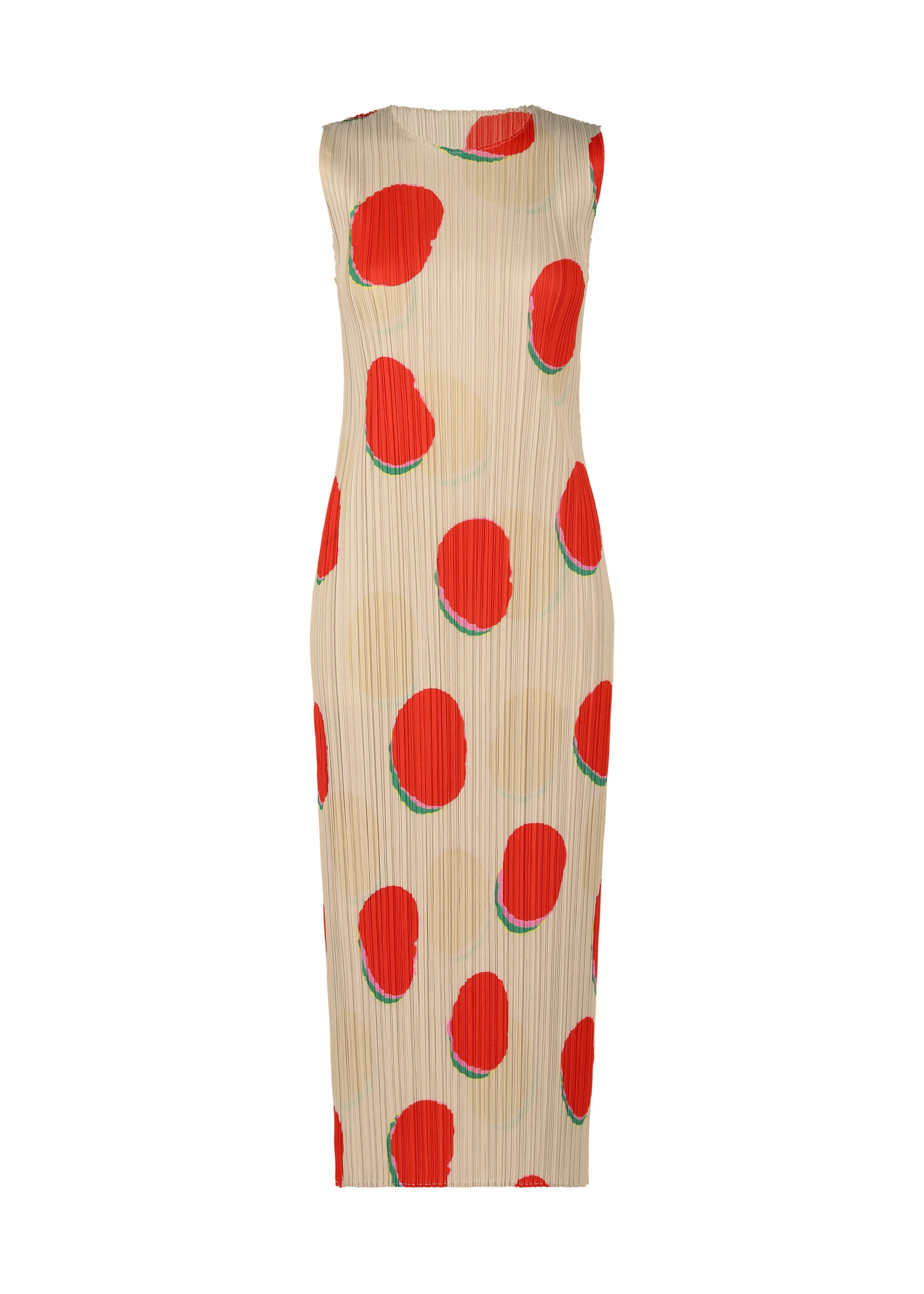 BEAN DOTS Dress Red | ISSEY MIYAKE EU