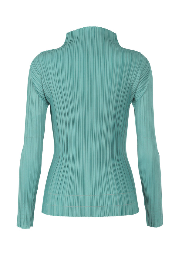 SOFT PLEATS Top Turquoise Green