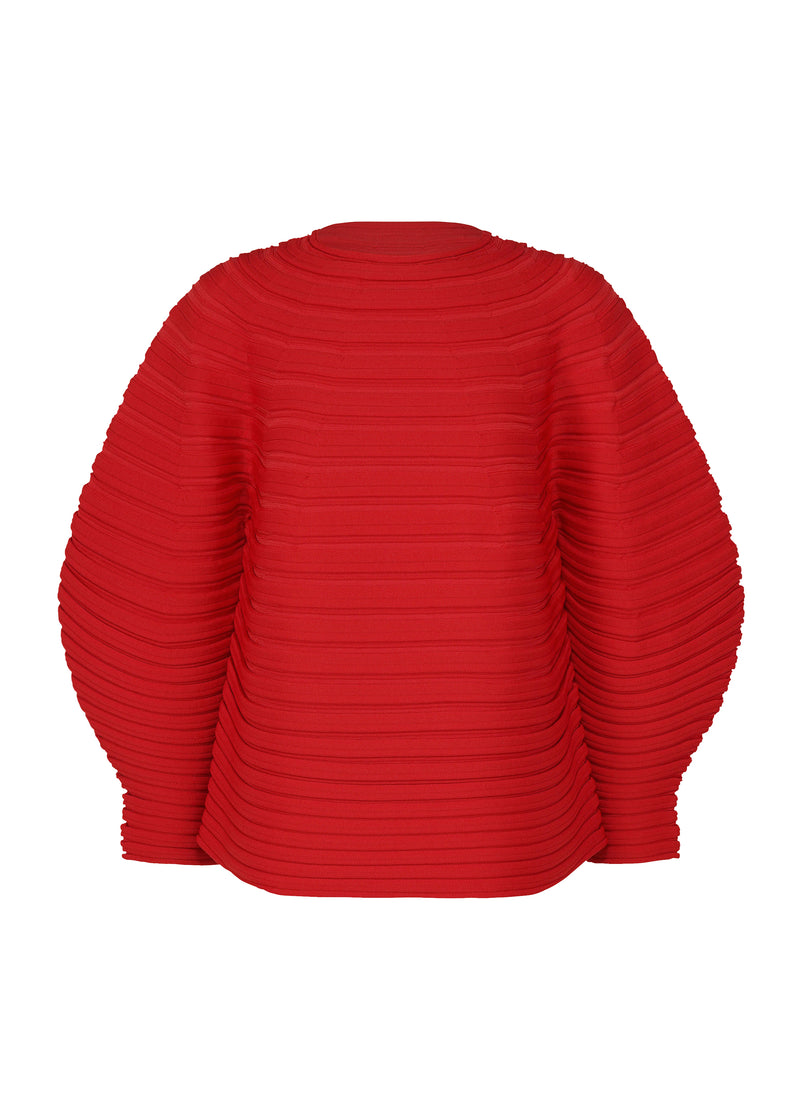 MUSHROOM KNIT Top Red