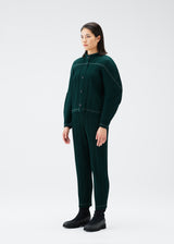 RAMIE PLEATS Jacket Deep Green