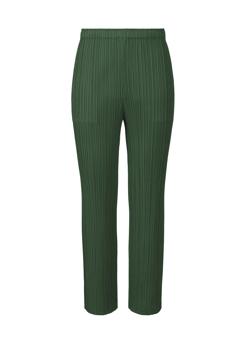 MONTHLY COLORS : OCTOBER Trousers Deep Green