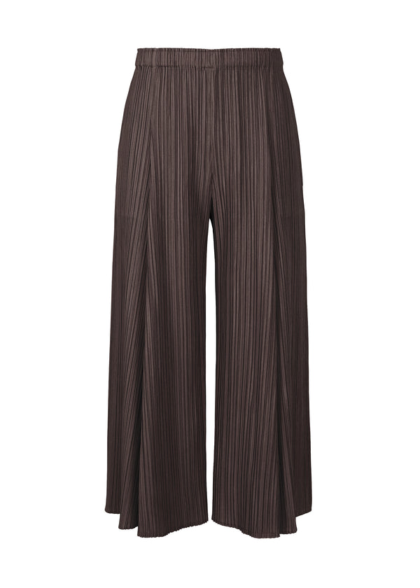 MELLOW PLEATS Trousers Dark Brown