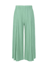 MELLOW PLEATS Trousers Steel Green