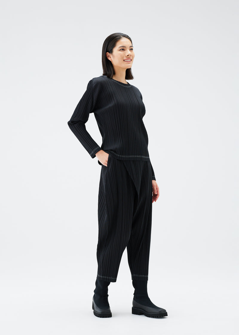 RAMIE PLEATS Trousers Black