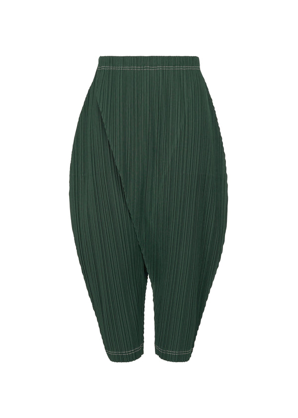 RAMIE PLEATS Trousers Deep Green