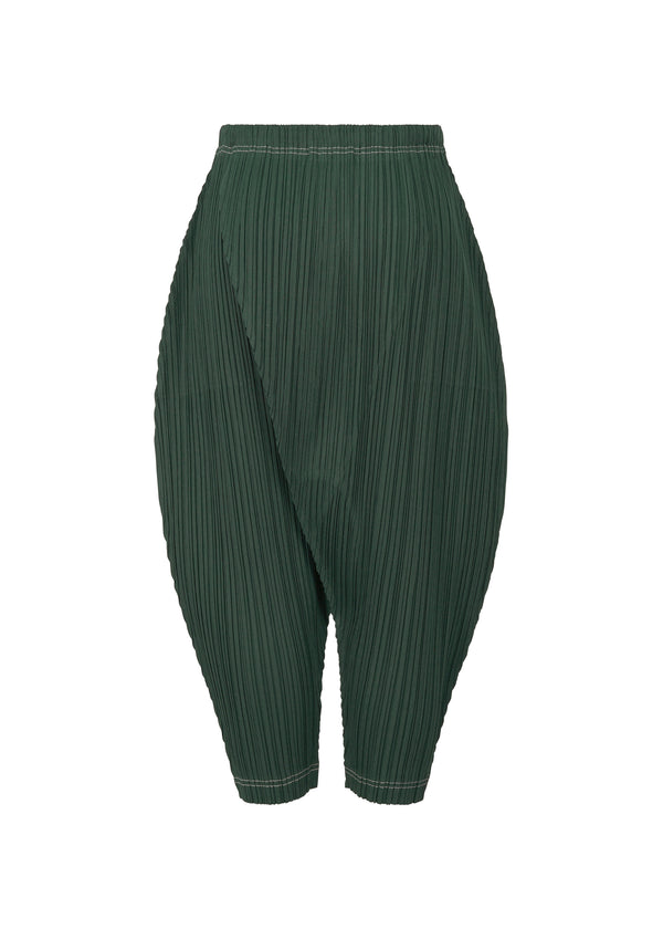 RAMIE PLEATS Trousers Deep Green