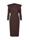 MONTHLY COLORS : SEPTEMBER Dress Dark Brown