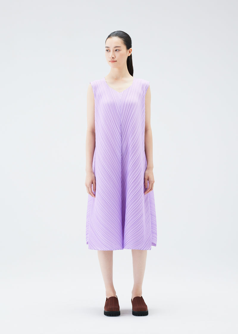 MELLOW PLEATS Dress Light Purple