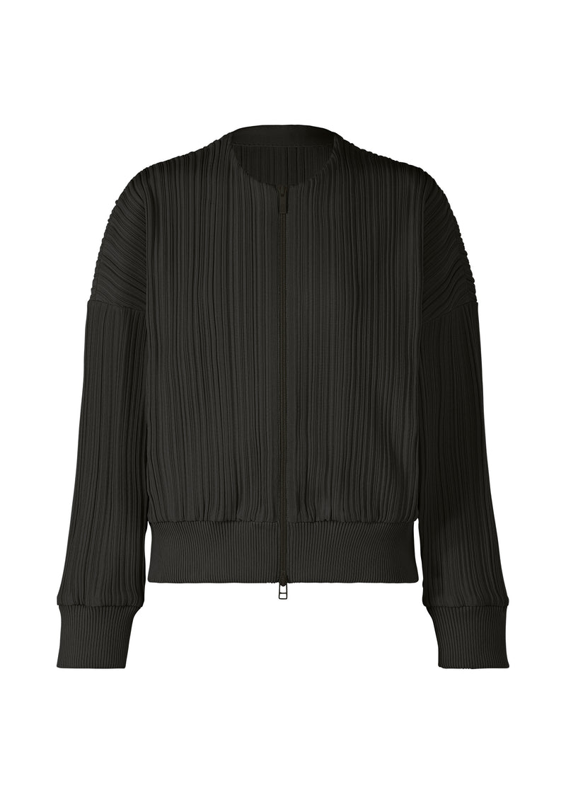 CREPE KNIT Jacket Black