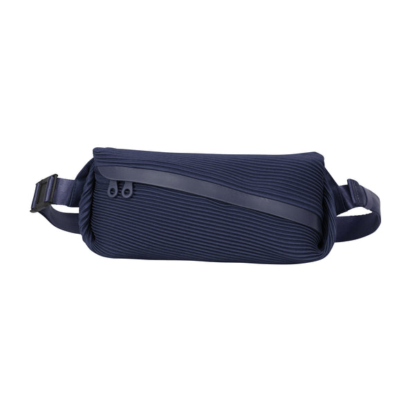 BIAS PLEATS WAISTBAG Bag Navy