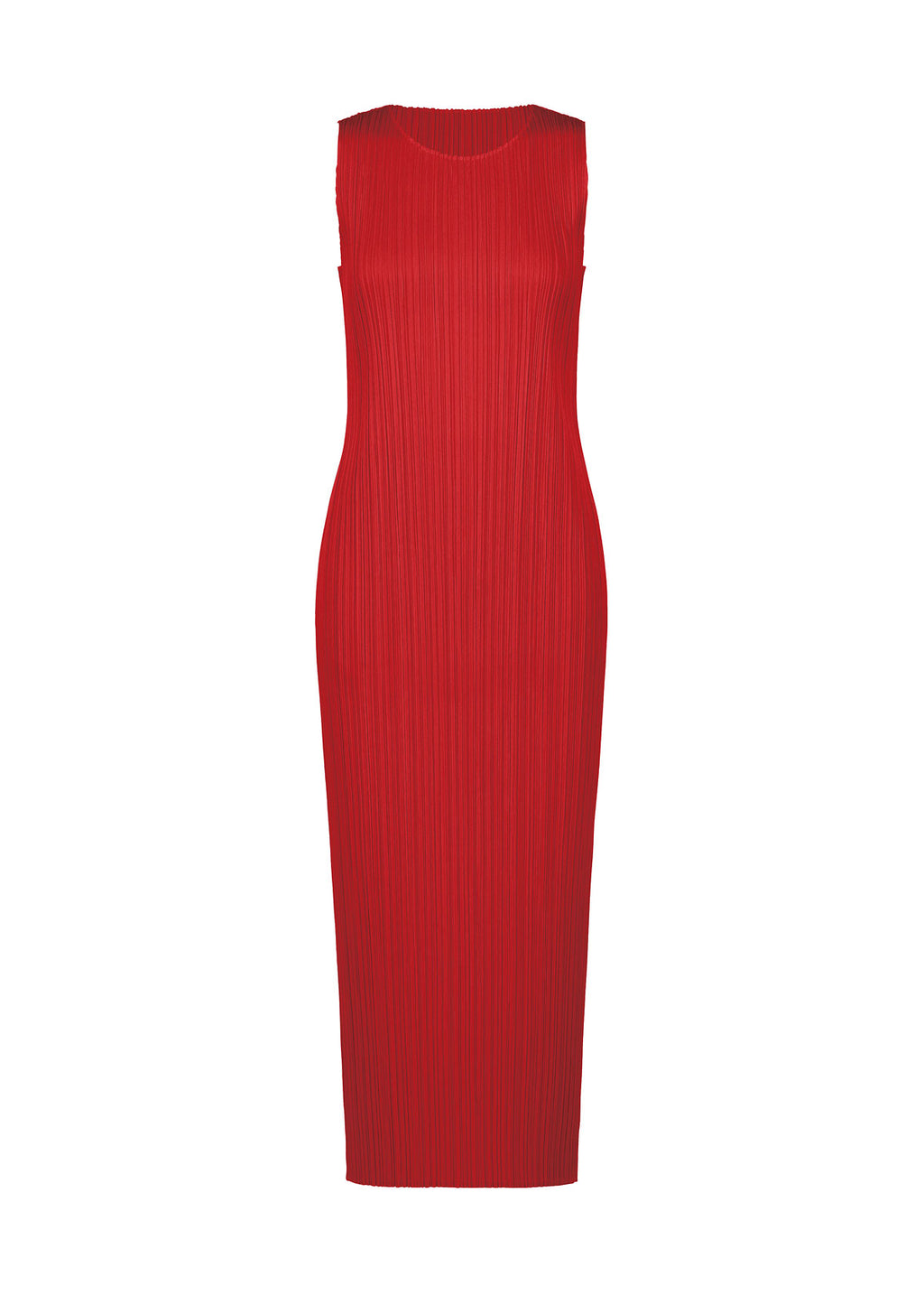 NEW COLORFUL BASICS 3 Dress Red | ISSEY MIYAKE EU