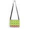 PRISM KANGAROO Shoulder Bag Yellow x Coral Pink