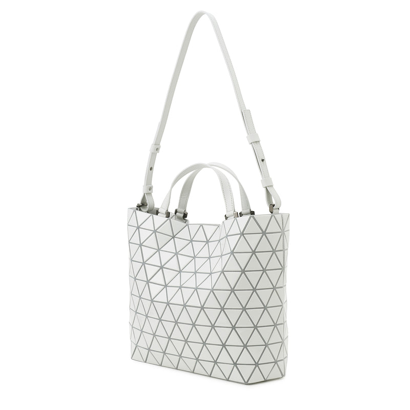 CRYSTAL GLOSS Handbag Light Grey