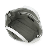 CRYSTAL GLOSS Handbag Light Grey
