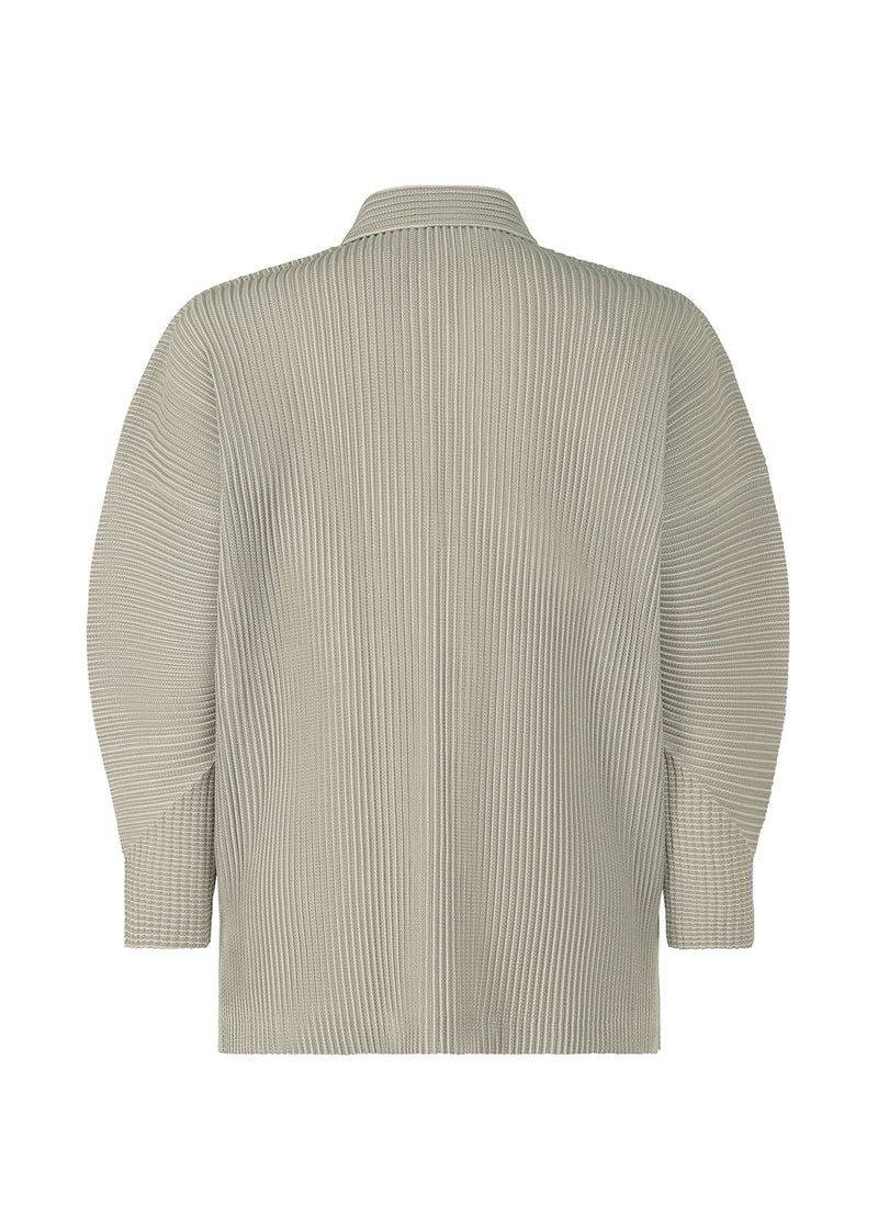 LENO STRIPE Shirt Beige | ISSEY MIYAKE EU