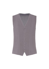 TAILORED PLEATS 1 Vest Purple Grey