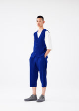 TAILORED PLEATS 1 Vest Purple Grey