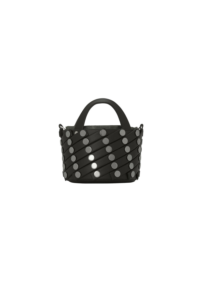 SPARKLE SPIRAL GRID Bag Black