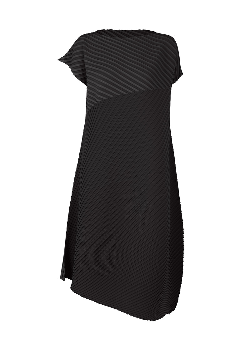 PLASTER PLEATS Dress Black