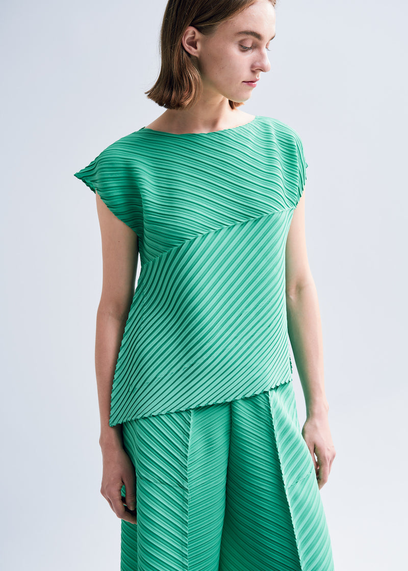 PLASTER PLEATS Shirt Green