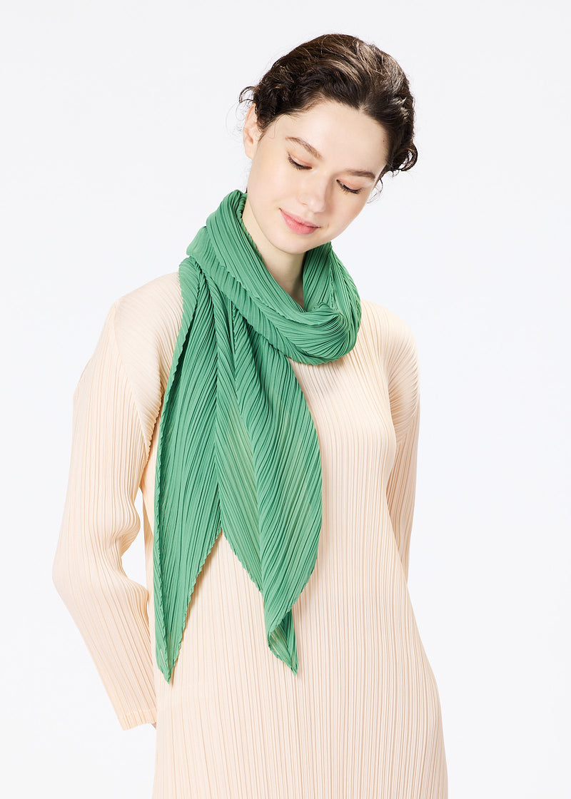 MONTHLY SCARF FEBRUARY Stole Steel Green